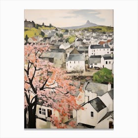 Conwy (Wales) Painting 4 Canvas Print