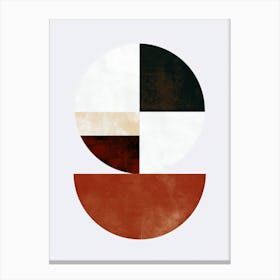 Bridgetown Geometry Minimalist Bauhaus Canvas Print