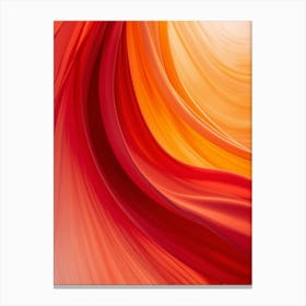 Abstract Symphony Of Flowing Curves Dynamic And Graceful Embodying Elegance And Modernity In A Flu Canvas Print