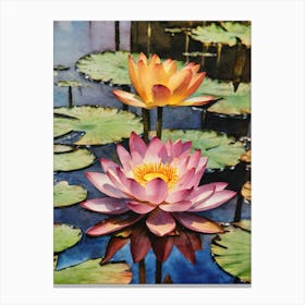 Lotus Flower Canvas Print