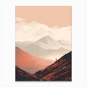 Ben Nevis Scotland 8 Hiking Trail Landscape Canvas Print