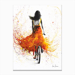 Finding Flames Canvas Print