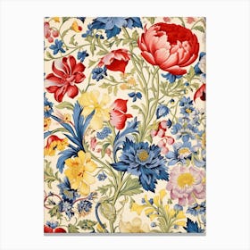 Floral Wallpaper 115 Canvas Print