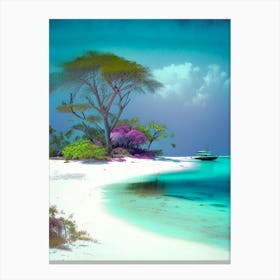 Mafia Island Tanzania Soft Colours Tropical Destination Canvas Print