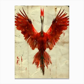 Red Cockatoo Canvas Print