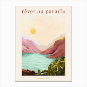 Rêver Au Paradis - Sun Canvas Print