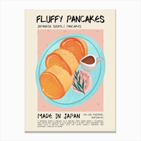 Fluffy Pancakes Canvas Print
