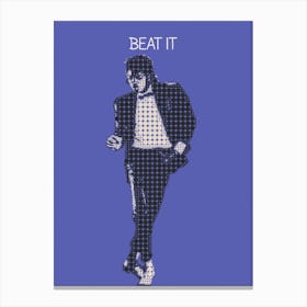 Beat It Michael Jackson Canvas Print