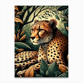 Cheetah Big Jungle Cat Canvas Print