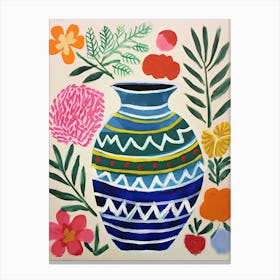 Blue Vase Canvas Print
