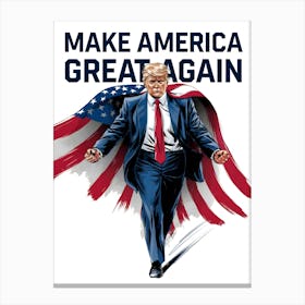 Trump Make America Great Again Art Print Poster Painting Canvas Print