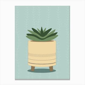 Potted Succulent Stampe su tela