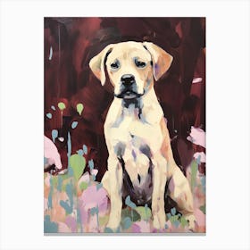 A Boxer Dog Painting, Impressionist 3 Canvas Print