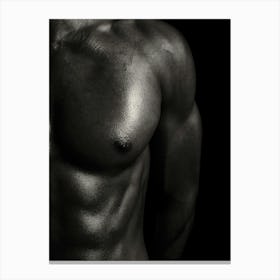 Man With A Chest Canvas Print