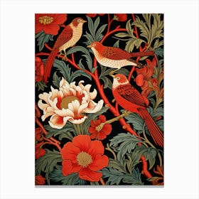 Chinese Floral Wallpaper 4 Canvas Print