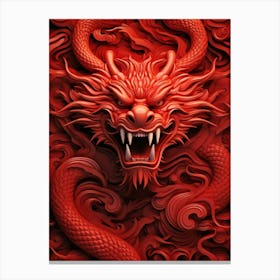 Red Dragon 3 Canvas Print