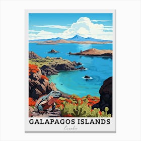 Galapagos Islands Travel Canvas Print