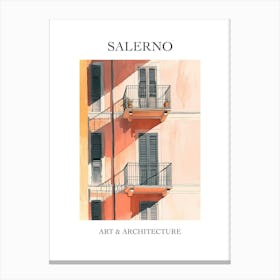 Salerno Travel And Architecture Poster 3 Canvas Print
