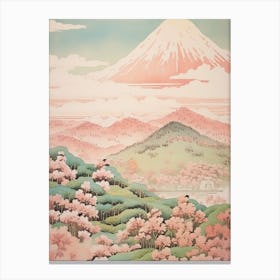 Mount Norikura In Nagano, Japanese Landscape 2 Canvas Print