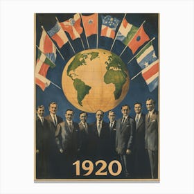 Aihrgdesign A Vintage Poster Commemorating The First Assembly 20f7d081 77fc 4e62 9aae 4b0ec2f817c8 1 Canvas Print