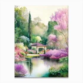 Callaway Gardens, 1, Usa Pastel Watercolour Canvas Print
