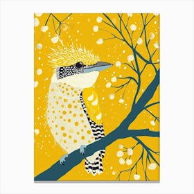Yellow Kookaburra 4 Canvas Print