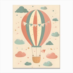 Hot Air Balloon Kids and Nursery 2 Canvas Print