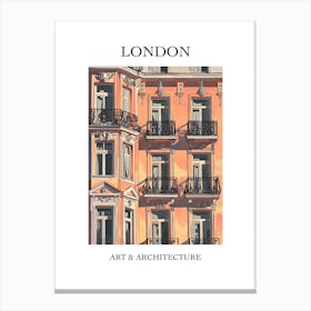 London Travel And Architecture Poster 1 Canvas Print