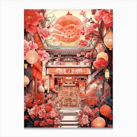 Chinese New Year Decorations 10 Canvas Print