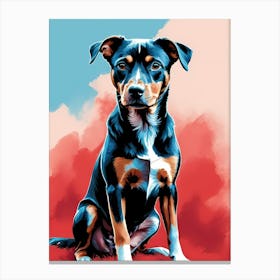 Dog Portrait (4) 1 Canvas Print