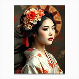 Asian Beauty Canvas Print