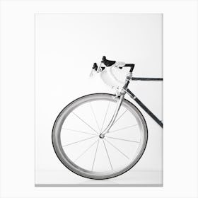 Ride My Bike Black And White Canvas Print