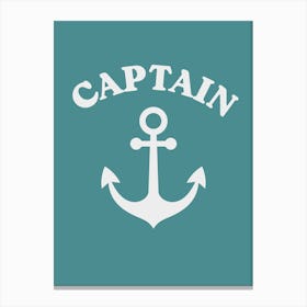 Captain'S Anchor Canvas Print