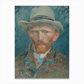 Van Gogh - Self Portrait 2 Canvas Print