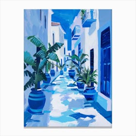 Blue Alley Canvas Print