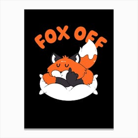 Fox Off Canvas Print