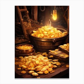Gold Ingots And Coins Chinese New Year 1 Canvas Print