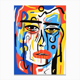 Woman With A Sad Face Canvas Print