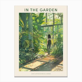 In The Garden Poster Lewis Ginter Botanical Garden Usa 1 Canvas Print
