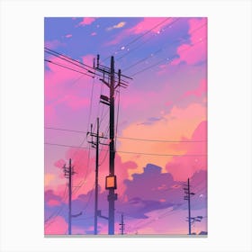 Kisses of Dusk Canvas Print