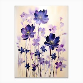 Purple Flowers 4 Canvas Print