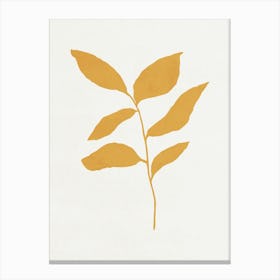 Minimalist Leaf 04 Canvas Print