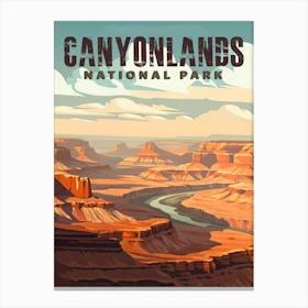 Canyonlands National Park Poster Canvas Print