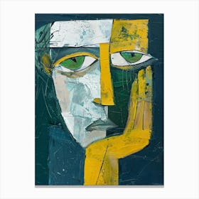 Man'S Face 3 Canvas Print