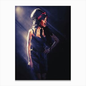 Superstars Of Amy Winehouse Live Canvas Print