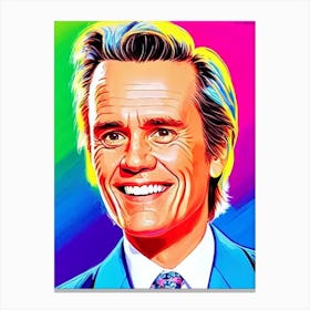 Jim Carrey Pop Movies Art Movies Canvas Print