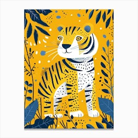 Yellow Tiger 4 Canvas Print