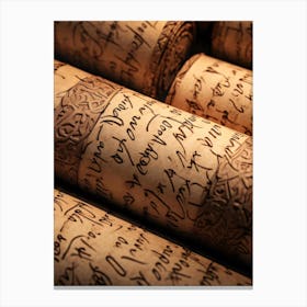 Wine Corks Canvas Print