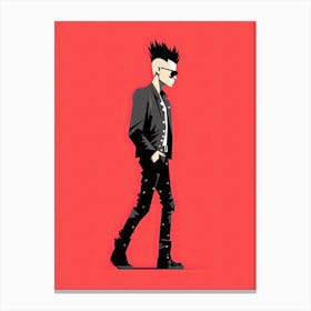 Punk Rocker Canvas Print