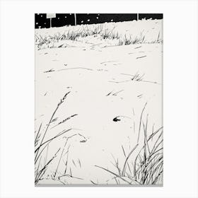 'Snowy Night' Canvas Print